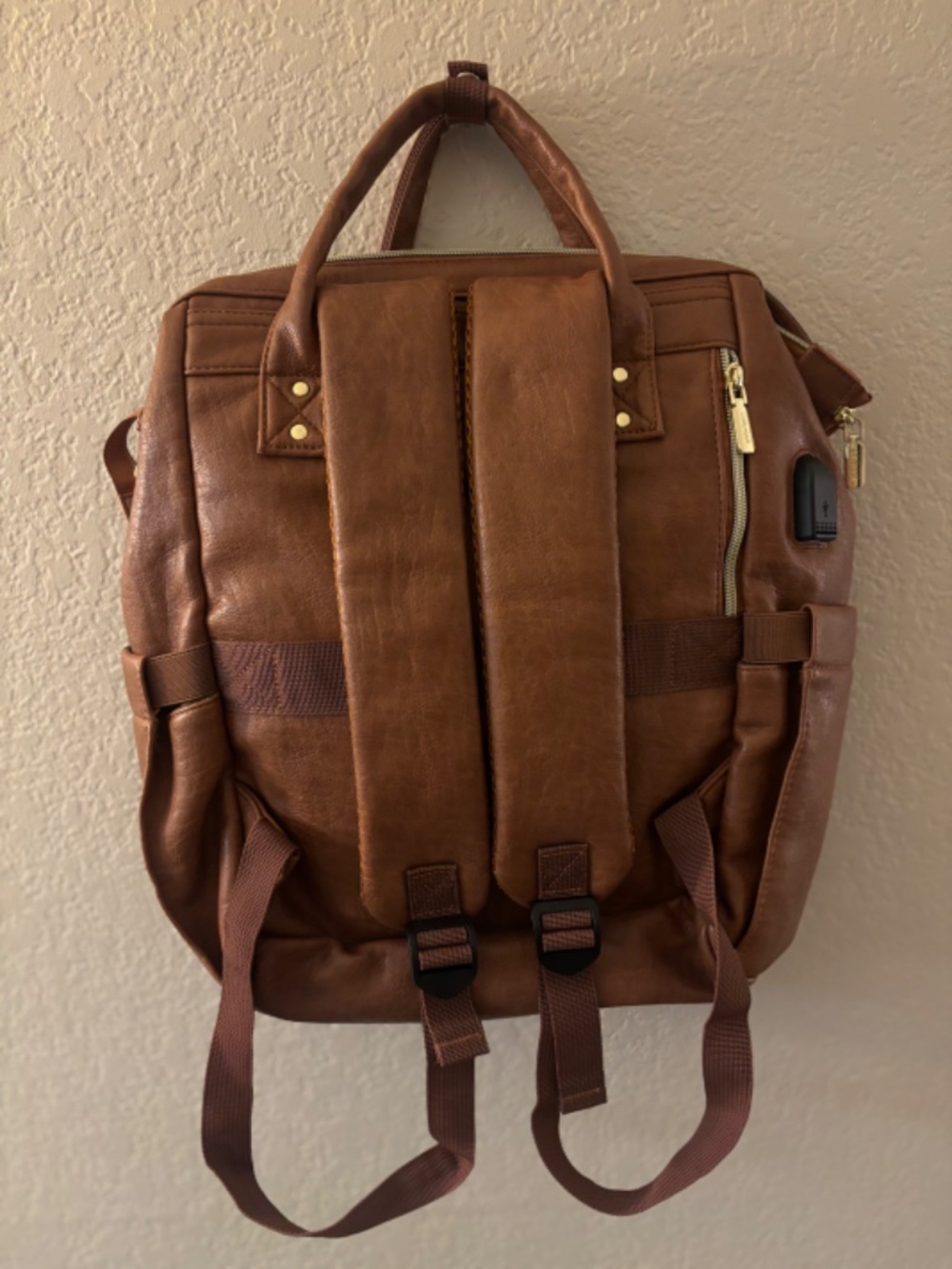 Lovevook Brown Leather Backpack - Discontinued Color - Picture 8 of 12